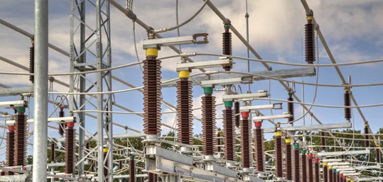 Power generation substation at a utility